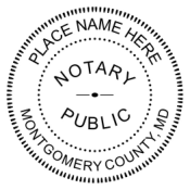 Stamp for Professional Notary