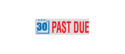TRD-46081 - PAST DUE 2 Color Stock Stamp