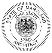 Stamp for Professional Architect
