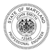 Stamp for Professional Engineer